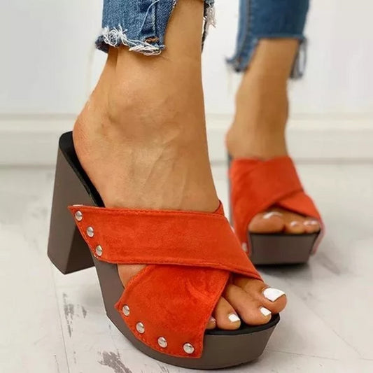 Chunky Heeled Sandals: Stylish and Comfy Women's Footwear