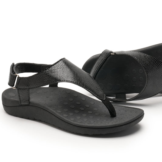 Women's Simple Wedge Thong Sandals, Casual Hook & Loop Strap Sandals, Comfortable Outdoor Shoes