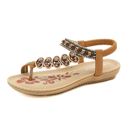 Women's Boho Beaded Vintage Sandals