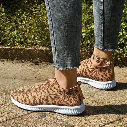 Women's Fashionable Leopard Print Sneakers