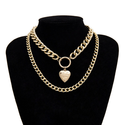 Heart-Shaped Creative Openable Pendant Necklace