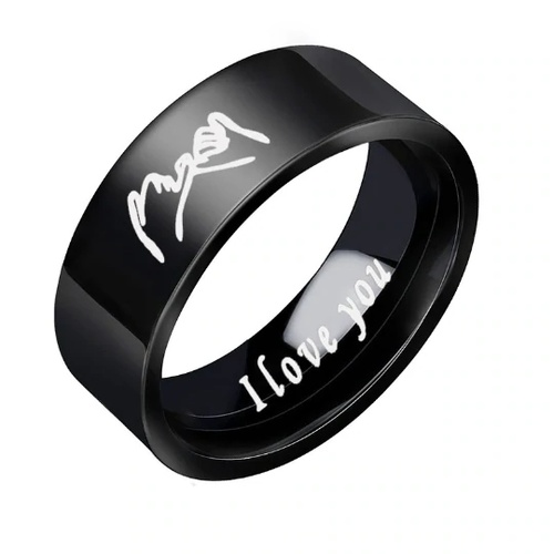 Pinky Swear Promise Couple Band Ring