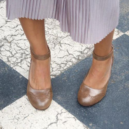 Women Casual  Chunky Heel PU Sandals