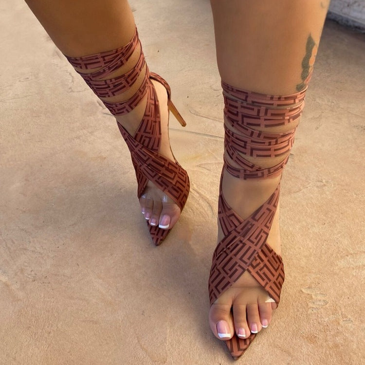 Women Summer Peop Toe Sandals