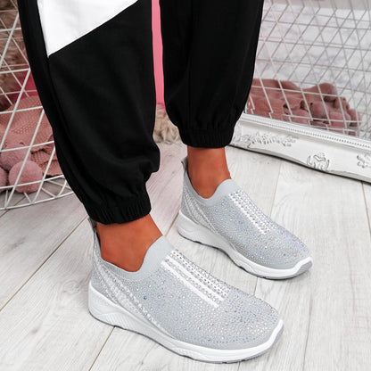Fly-Woven Fabric Sneakers