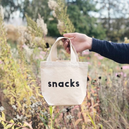 Kid's Snacks Bag - Funny Kid's Tote - Children's Tote Bag - Mini Bag - Kid's Lunch Box - Snacks Canvas Bag - Busy Bag - Alphabet Bags