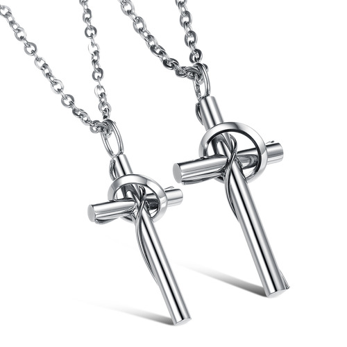 Cross Couple Necklace