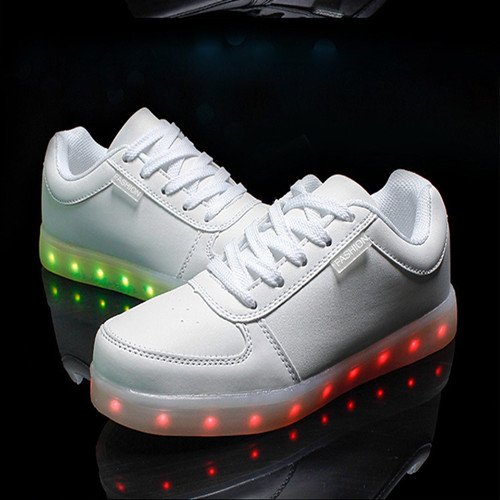 [Size for women]LED Sneaker Shoes Light Up Shoes for Women and Men USB Charging Shoes for Adult Unisex