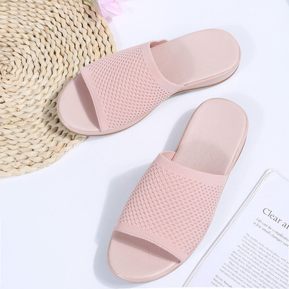 Fly Woven Polyurethane Sole Casual  Shoes Flats
