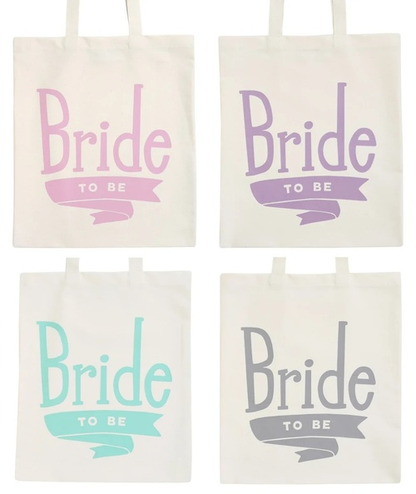 Wedding Tote Bag - Bride Tote - Bachelorette Party Bags - Bridal Party Tote - Bride to be Gift - Bride to Be Tote Bag - bachelorette party