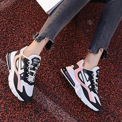 Thread Lace-Up Low-Cut Upper Round Toe PU Flat With Sneakers