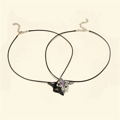 Sheep and Wolf Mysterious Men and Women Couple Necklace