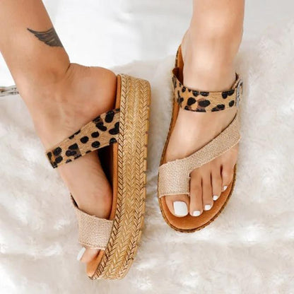 Summer Ring Toe Platform Sandals