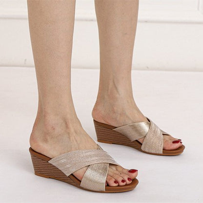 Roman sandals women's new Bohemian national wind open-toe holiday travel women's shoes