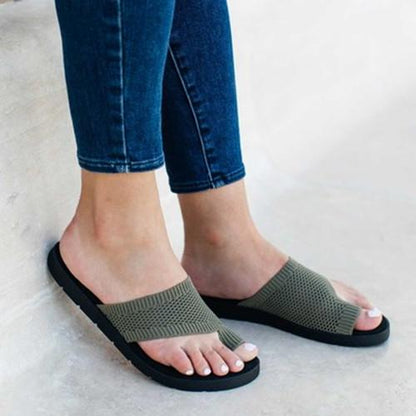 Women's Flats Fabric Flat Heel Slippers