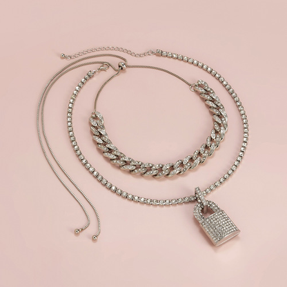 Creative Lock Pendant Necklace