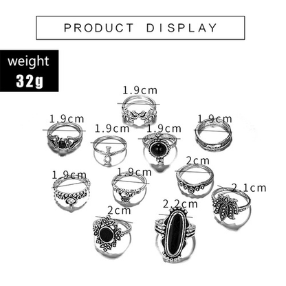 Personality Fashion 11PCS Ring Set