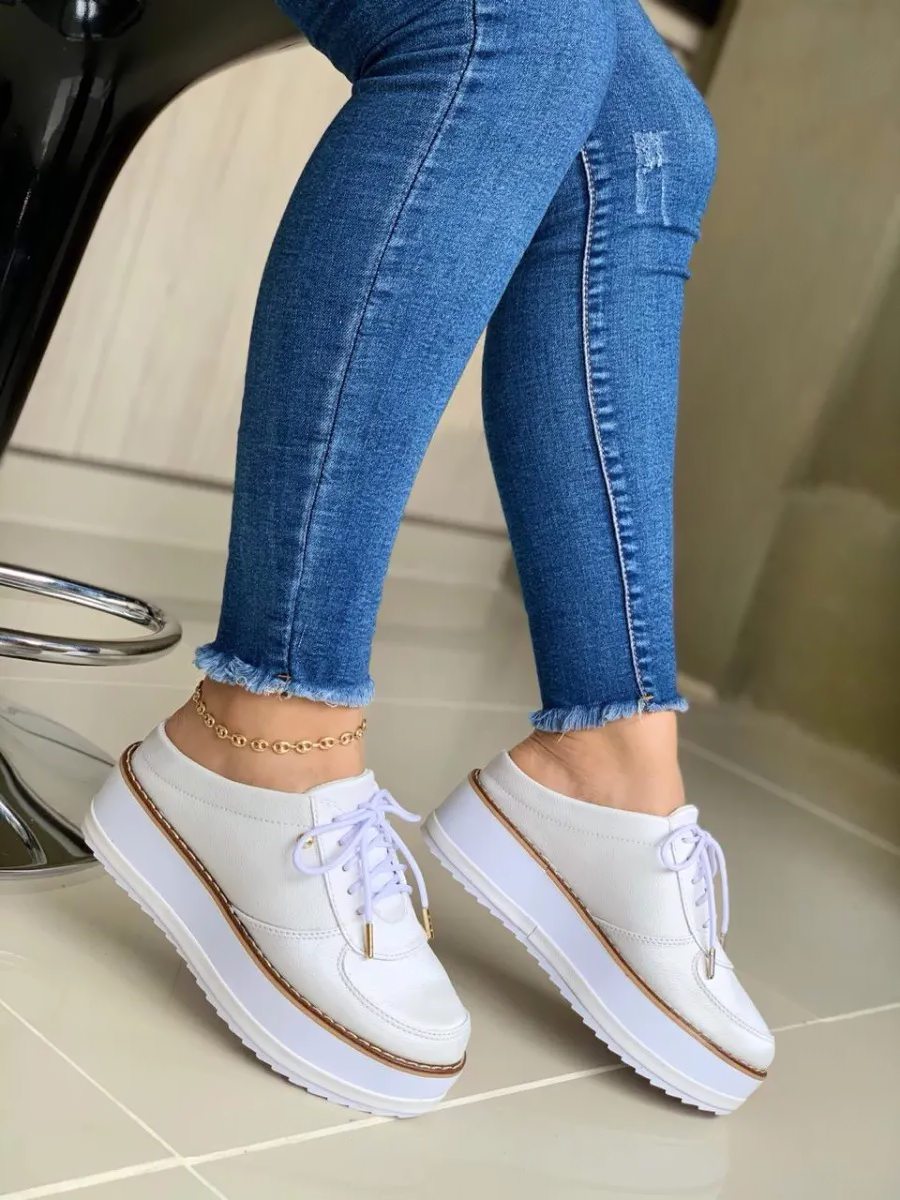 **Women'S Fashion Lace-Up Casual Slippers