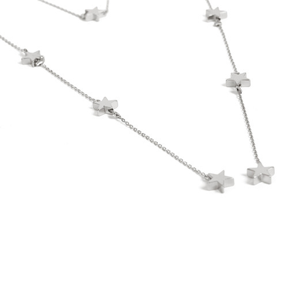 Star Pendant Tassel Multilayer Necklace