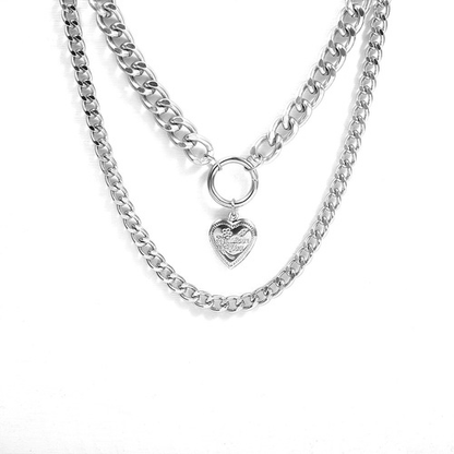 Heart-Shaped Creative Openable Pendant Necklace