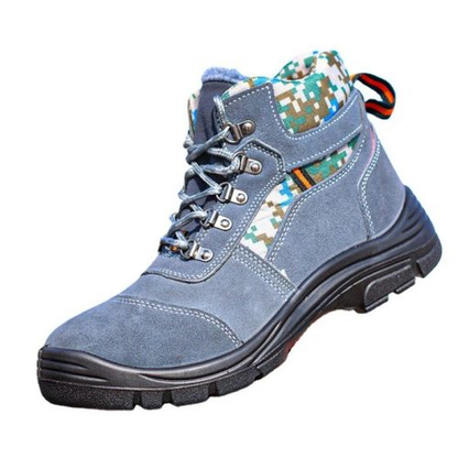 Cashmere Winter Anti-Smash Anti-Puncture Anti-Safety Shoes