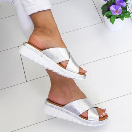 Women Cross Slip-on Sandals