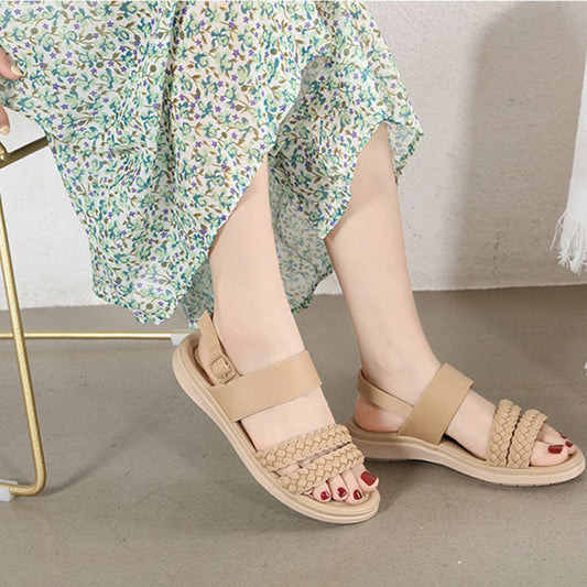 2022 Women's weave vintage sandals