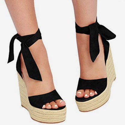 Woman Summer Platform Bohemia High Heel Wedge Sandals