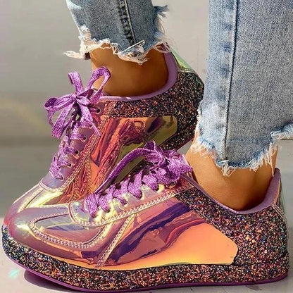 Laser Cool Lace-Up Sneakers