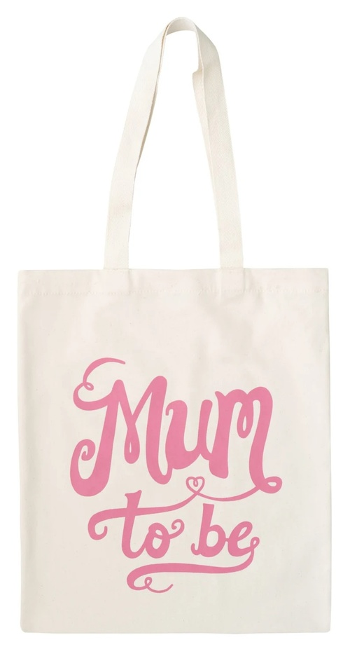 Canvas Bag for Mom - Pregnancy Reveal - Mum to Be Gift - Baby Tote Bag - Canvas Tote Bag - Mum to Be Tote Bag - Alphabet Bags