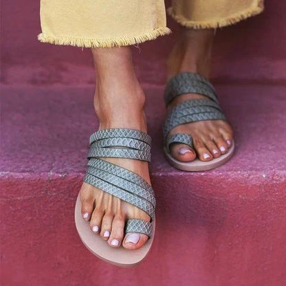 Summer Slip On Flat Sandals