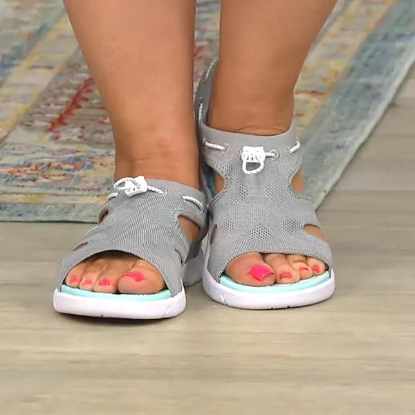 Women's Cloth Flat Heel Sandals