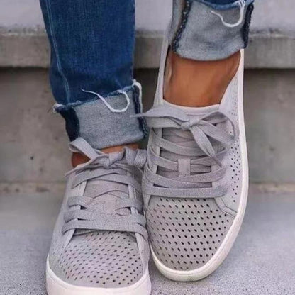 Casual Flat Heel All Season Hollow-Out Sneakers